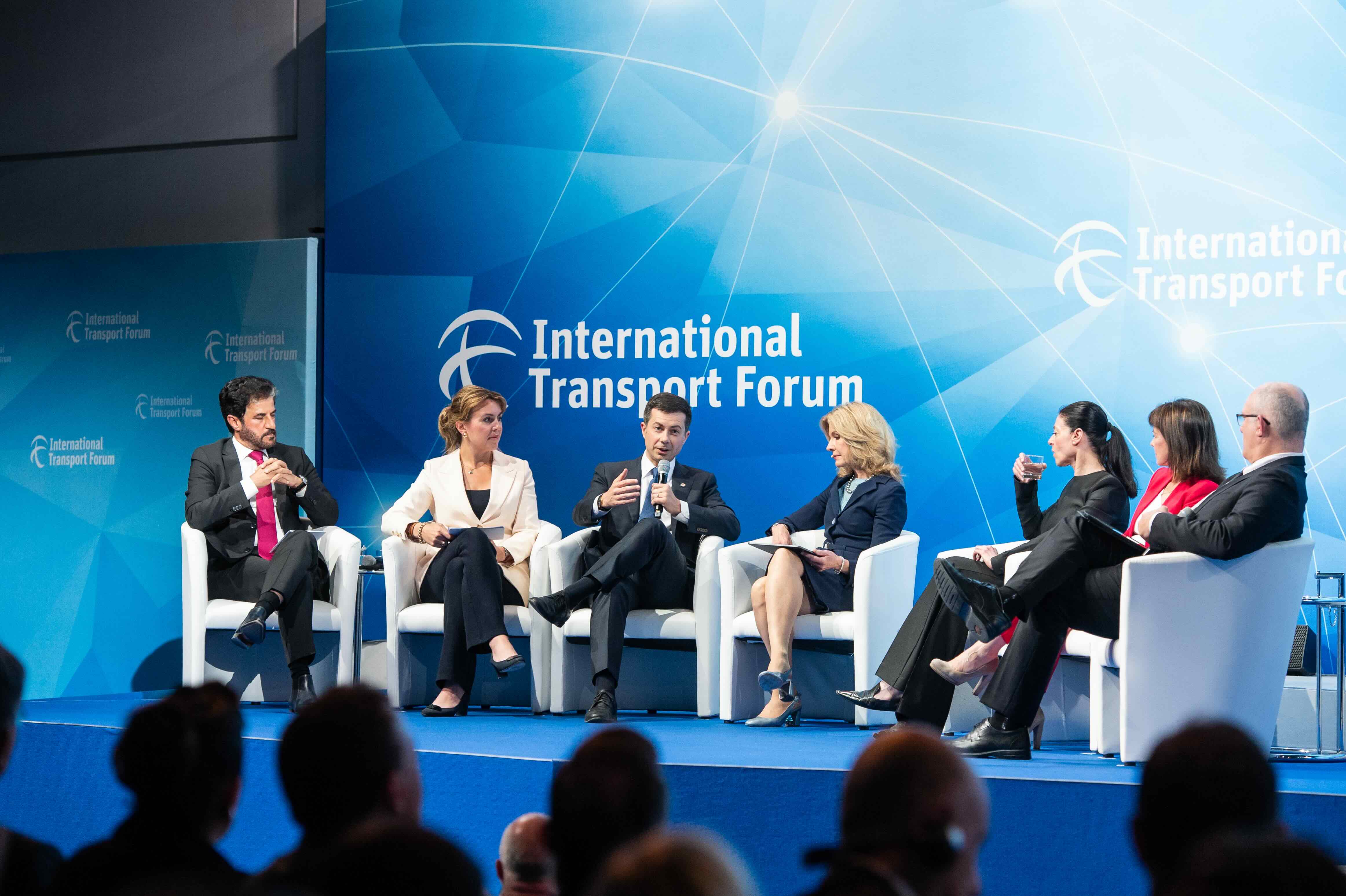 Flickr, Secretary of Transportation Pete Buttigieg at the Opening Plenary of the 2022 International Transport Forum